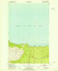 Twin Rivers 1950 topographic map thumbnail