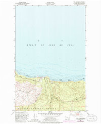 Twin Rivers 1950 topographic map thumbnail