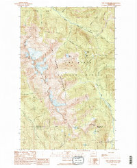 Twin Sisters Mtn. 1989 topographic map thumbnail