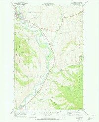 Twisp East 1969 topographic map thumbnail