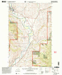 Twisp East 2001 topographic map thumbnail