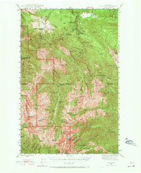 Tyler Peak 1946 topographic map thumbnail