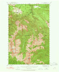 Tyler Peak 1946 topographic map thumbnail