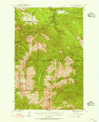 Tyler Peak 1946 topographic map thumbnail