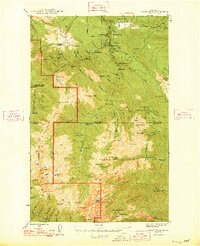Tyler Peak 1948 topographic map thumbnail