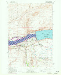 Umatilla 1962 topographic map preview