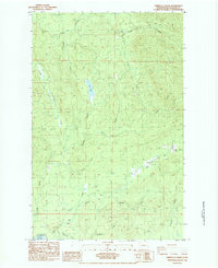 Umbrella Creek 1984 topographic map thumbnail