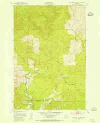 Upper Naselle River 1949 topographic map thumbnail