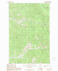 Van Creek 1989 topographic map thumbnail