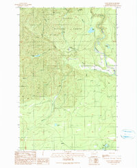 Vance Creek 1990 topographic map thumbnail