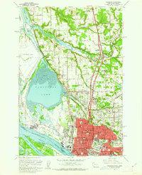Vancouver 1961 topographic map thumbnail