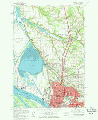 Vancouver 1961 topographic map thumbnail