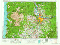 Vancouver 1964 topographic map thumbnail