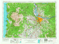 Vancouver 1958 topographic map thumbnail