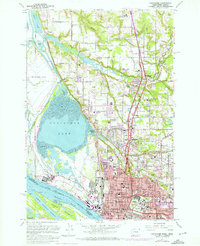 Vancouver 1961 topographic map thumbnail
