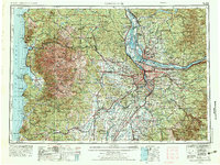 Vancouver 1958 topographic map thumbnail