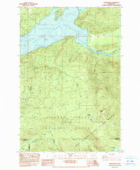 Vanson Peak 1984 topographic map thumbnail