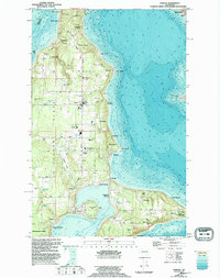 Vashon 1949 topographic map preview
