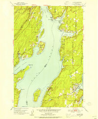 Vaughn 1953 topographic map preview