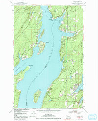 Vaughn 1953 topographic map thumbnail