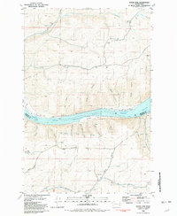 Wades Bar 1981 topographic map thumbnail