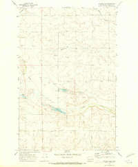 Wagner Lake 1969 topographic map thumbnail