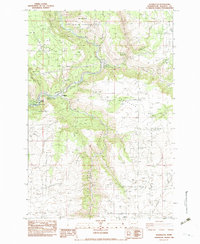 Wahkiacus 1983 topographic map thumbnail