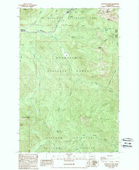 Wahpenayo Peak 1989 topographic map thumbnail