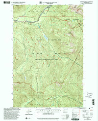 Wahpenayo Peak 1998 topographic map thumbnail