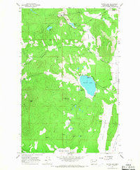 Waitts Lake 1965 topographic map thumbnail