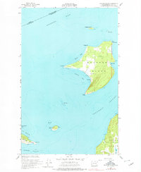 Waldron Island 1954 topographic map thumbnail