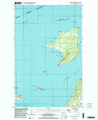 Waldron Island 1997 topographic map thumbnail