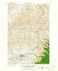 Walla Walla 1919 topographic map thumbnail