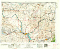 Walla Walla 1953 topographic map thumbnail