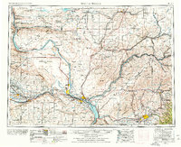 Walla Walla 1953 topographic map thumbnail