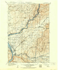 Wallula 1918 topographic map preview