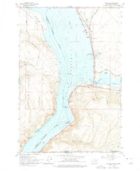 Wallula 1964 topographic map thumbnail