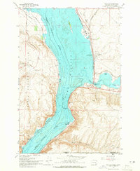 Wallula 1964 topographic map preview