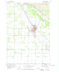 Wapato 1958 topographic map preview