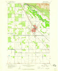 Wapato 1958 topographic map thumbnail