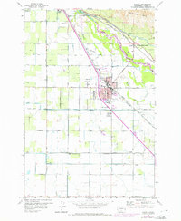 Wapato 1958 topographic map preview