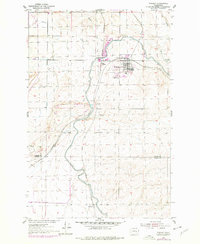Warden 1954 topographic map thumbnail