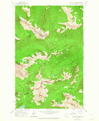 Washington Pass 1963 topographic map thumbnail