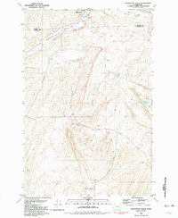 Washtucna South 1981 topographic map thumbnail