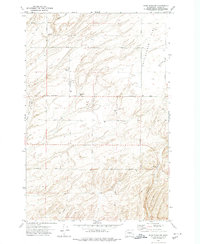 Washtucna SW 1972 topographic map thumbnail