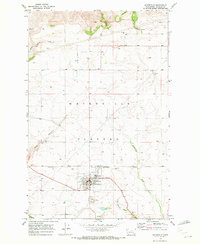 Waterville 1968 topographic map thumbnail