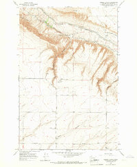 Weber Canyon 1965 topographic map thumbnail