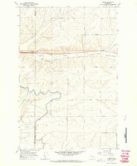 Weber 1967 topographic map thumbnail