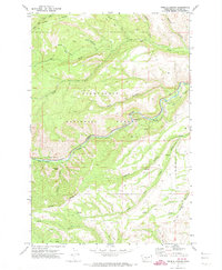 Weddle Canyon 1971 topographic map thumbnail