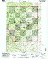 Weddle Canyon 2000 topographic map thumbnail